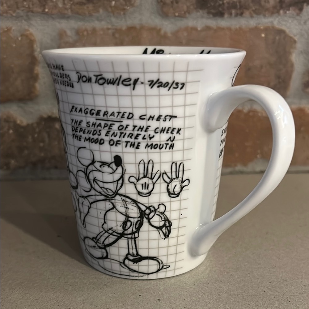 Disney Sketch Mug Mickey Mouse Animation 90th Anniversary The True Original - Picture 8 of 12